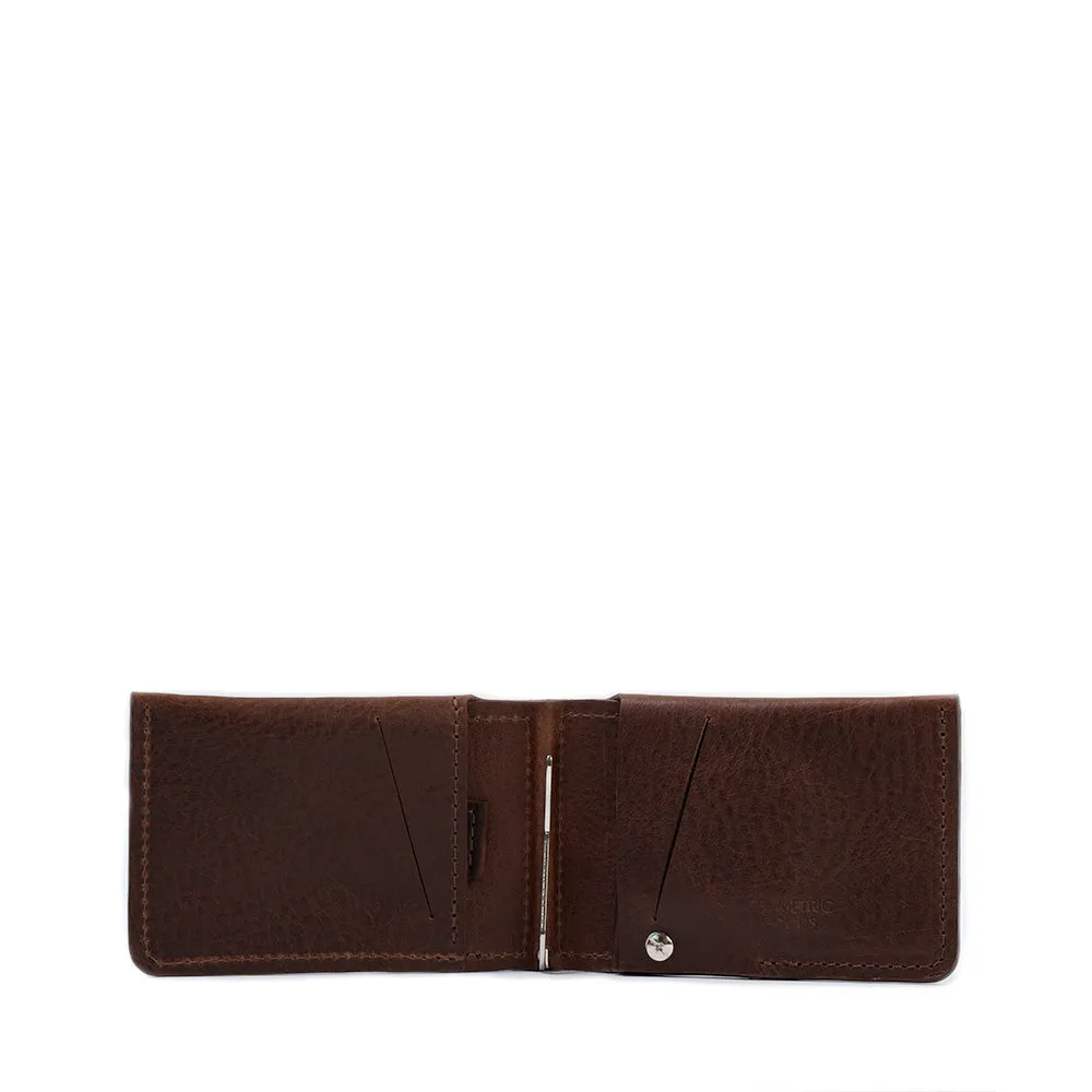 Leather AirTag Wallet with Money Clip