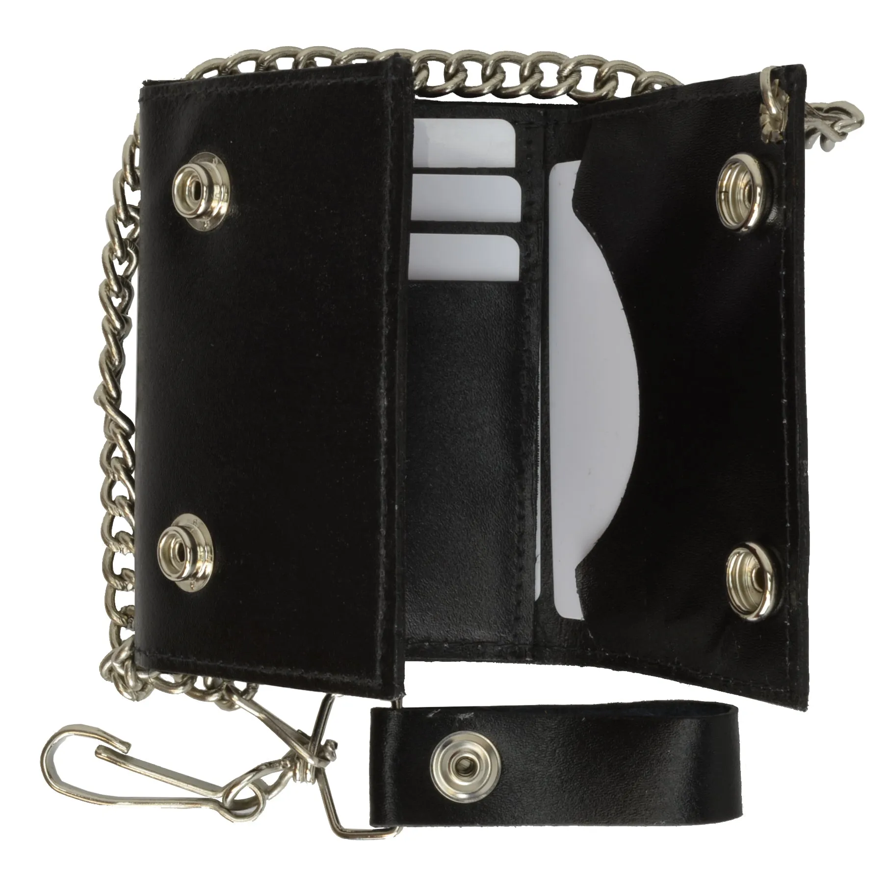 Leather Chain Biker Wallet 946-27