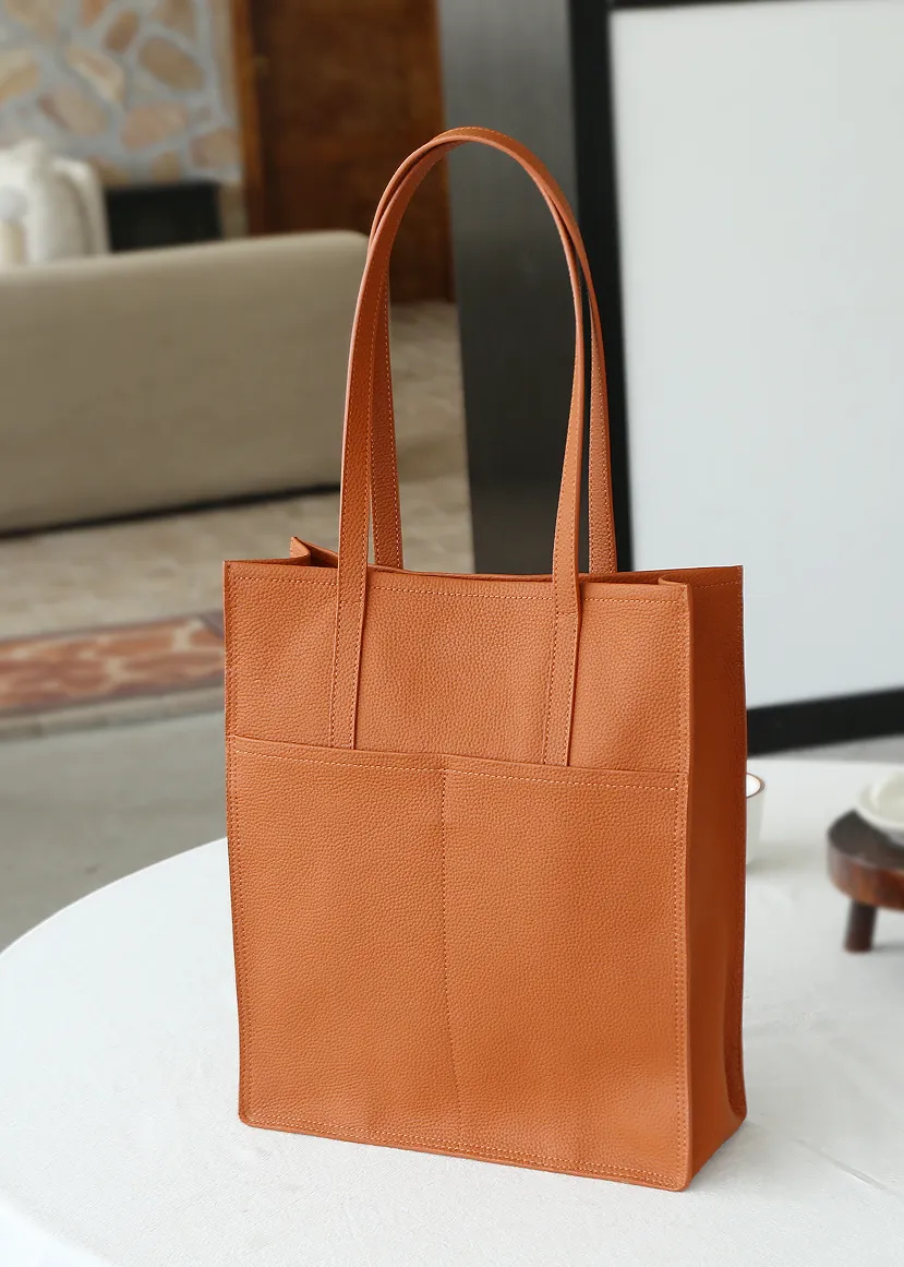 Lidia Genuine Leather Tote Bag