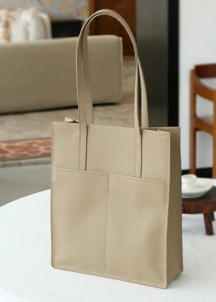 Lidia Genuine Leather Tote Bag