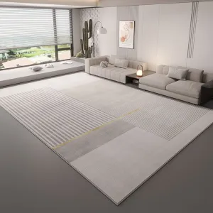 Living Room Contemporary Modern Rugs, Grey Abstract Geometric Modern Rugs, Bedroom Modern Rugs, Modern Rugs for Dining Room