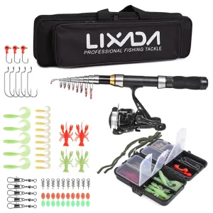 Lixada Fishing Rod & Reel Combo Kit 2.1m - Fishing Starter Pack