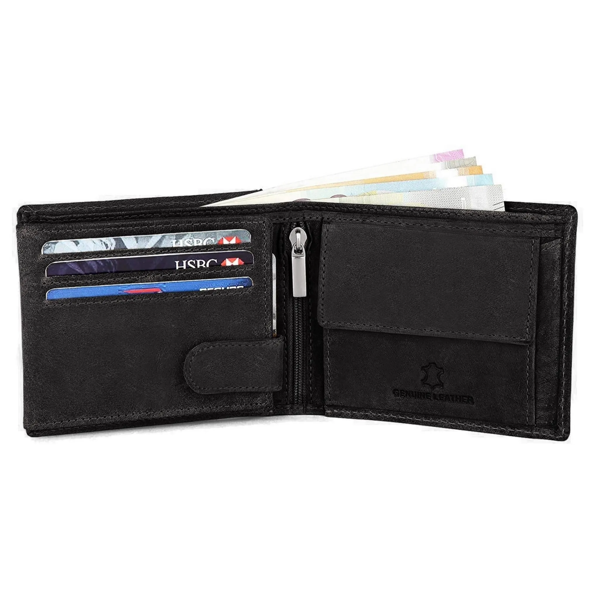 LOGAN RFID Protected Leather Wallet for Men