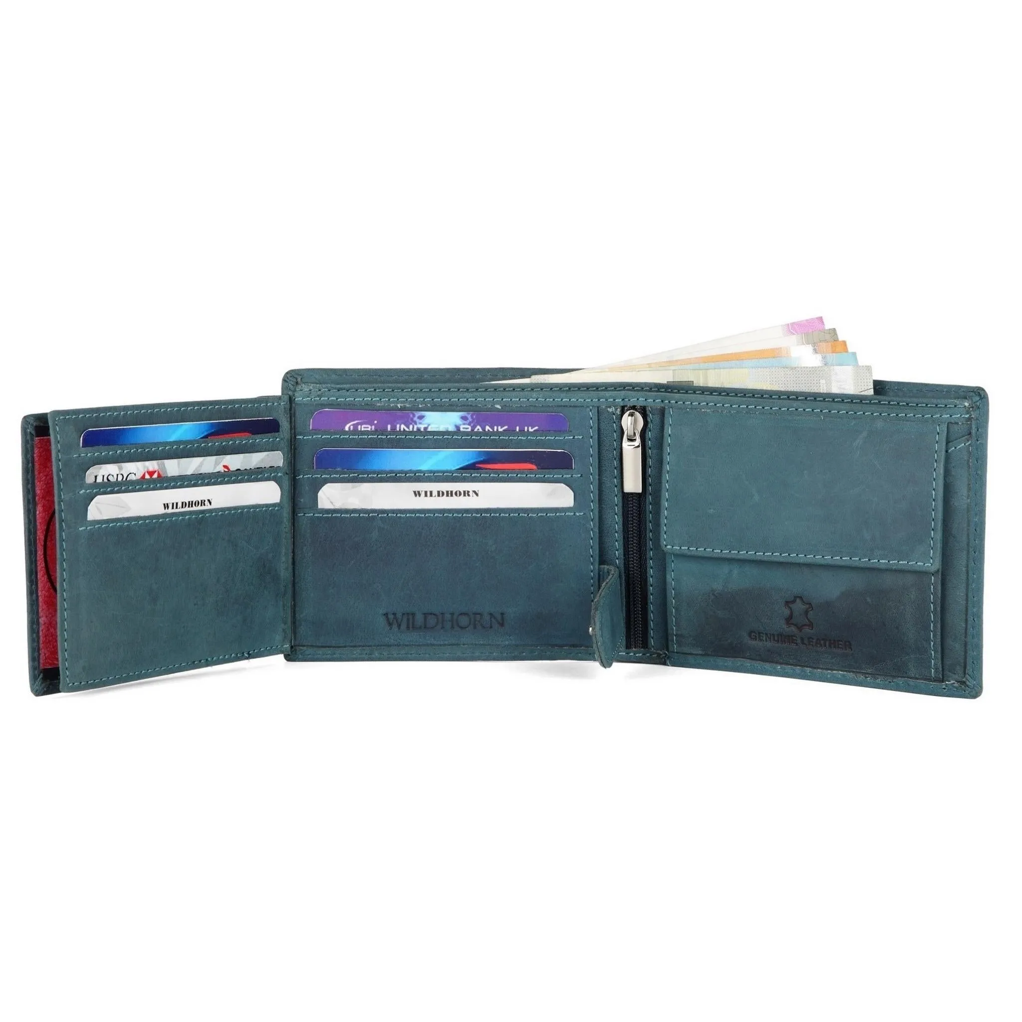 LOGAN RFID Protected Leather Wallet for Men