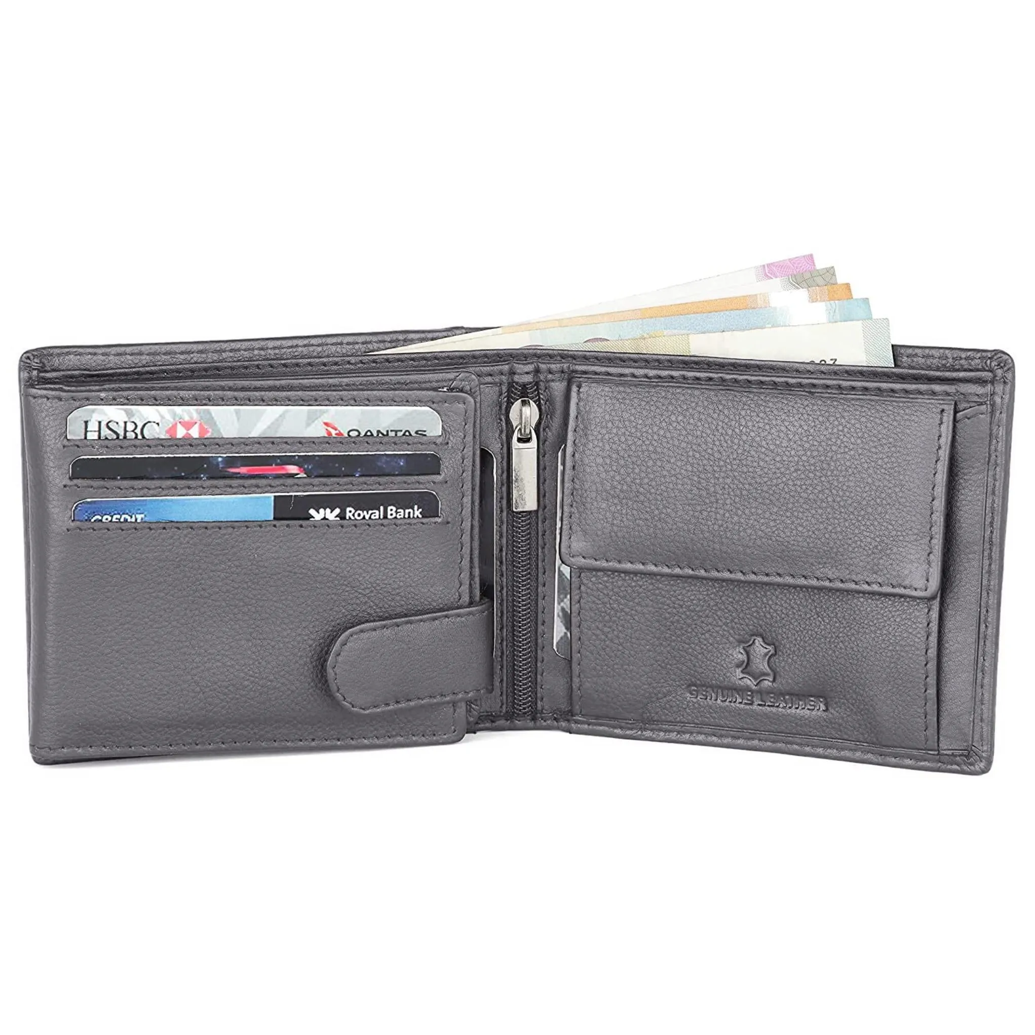 LOGAN RFID Protected Leather Wallet for Men