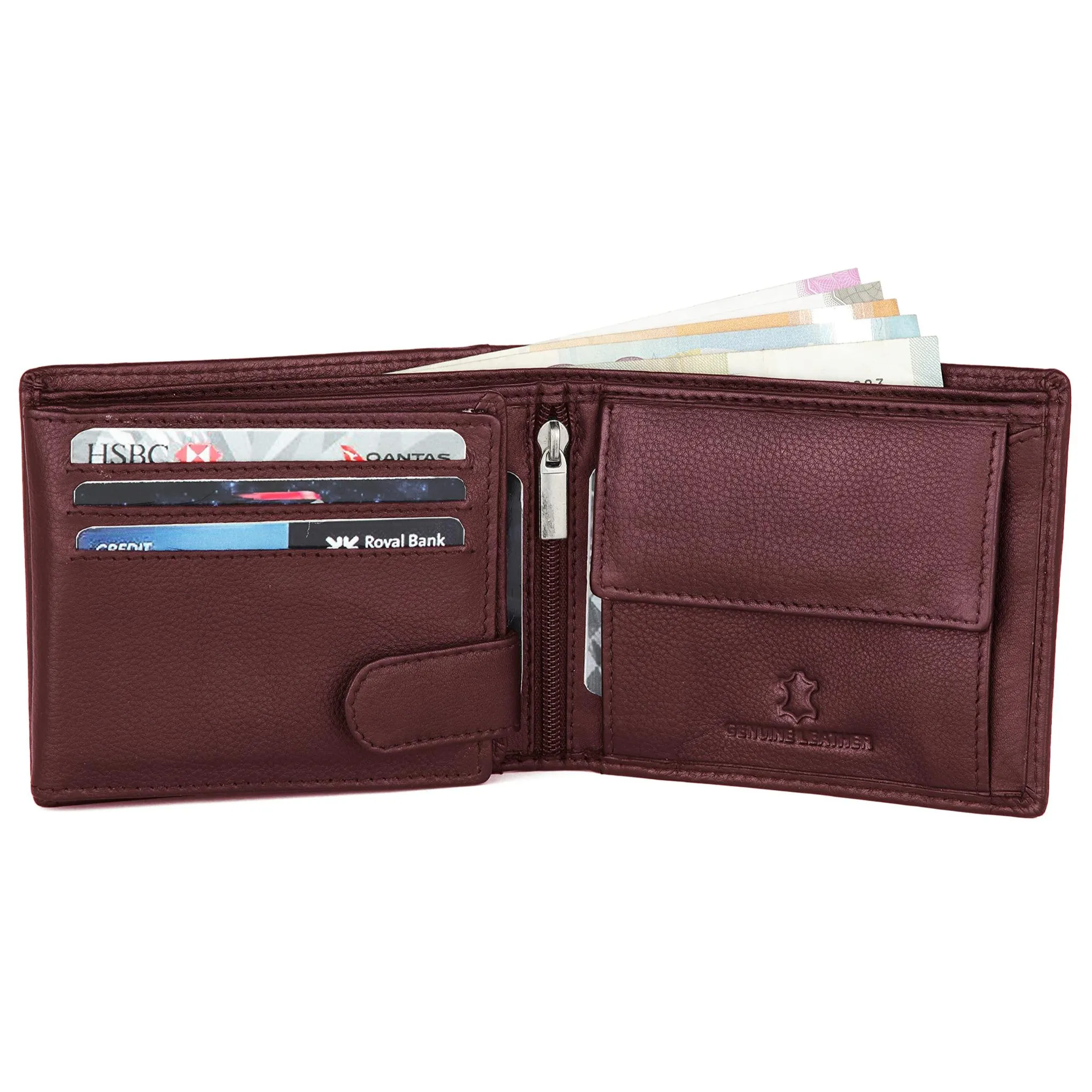 LOGAN RFID Protected Leather Wallet for Men