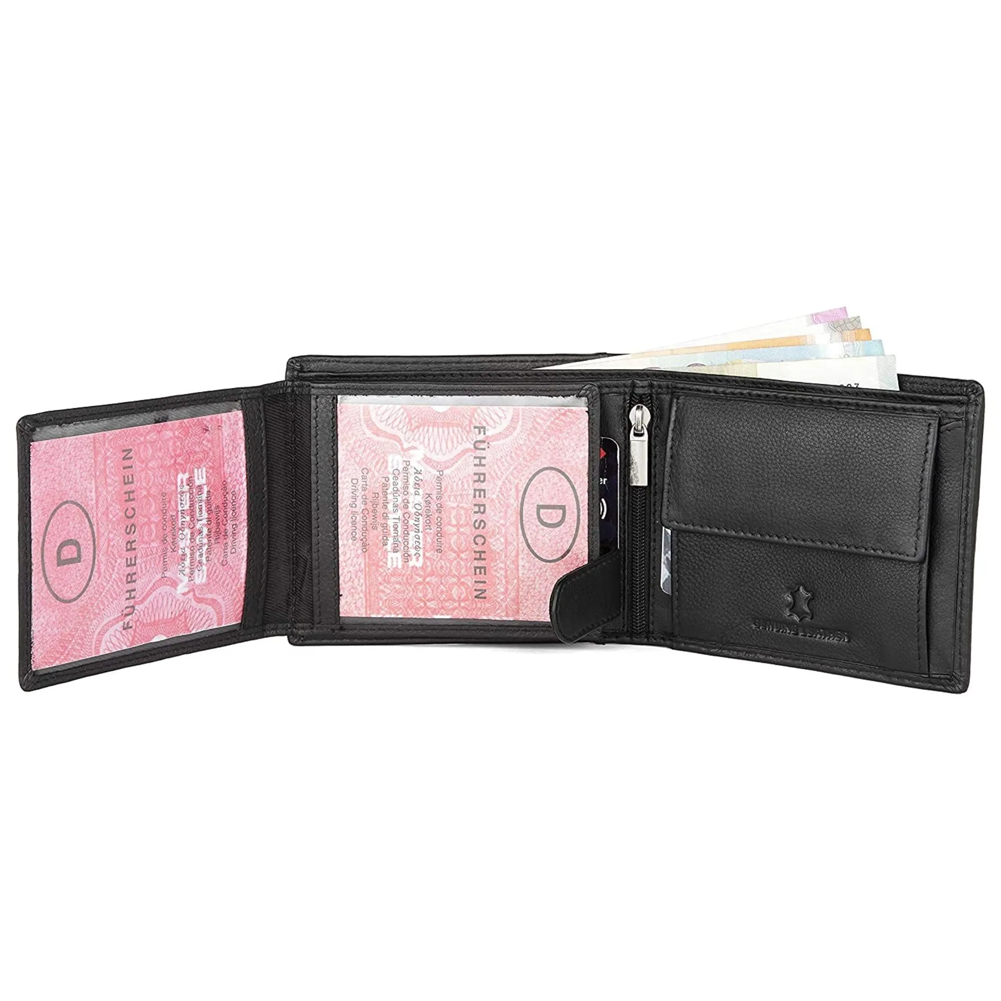 LOGAN RFID Protected Leather Wallet for Men