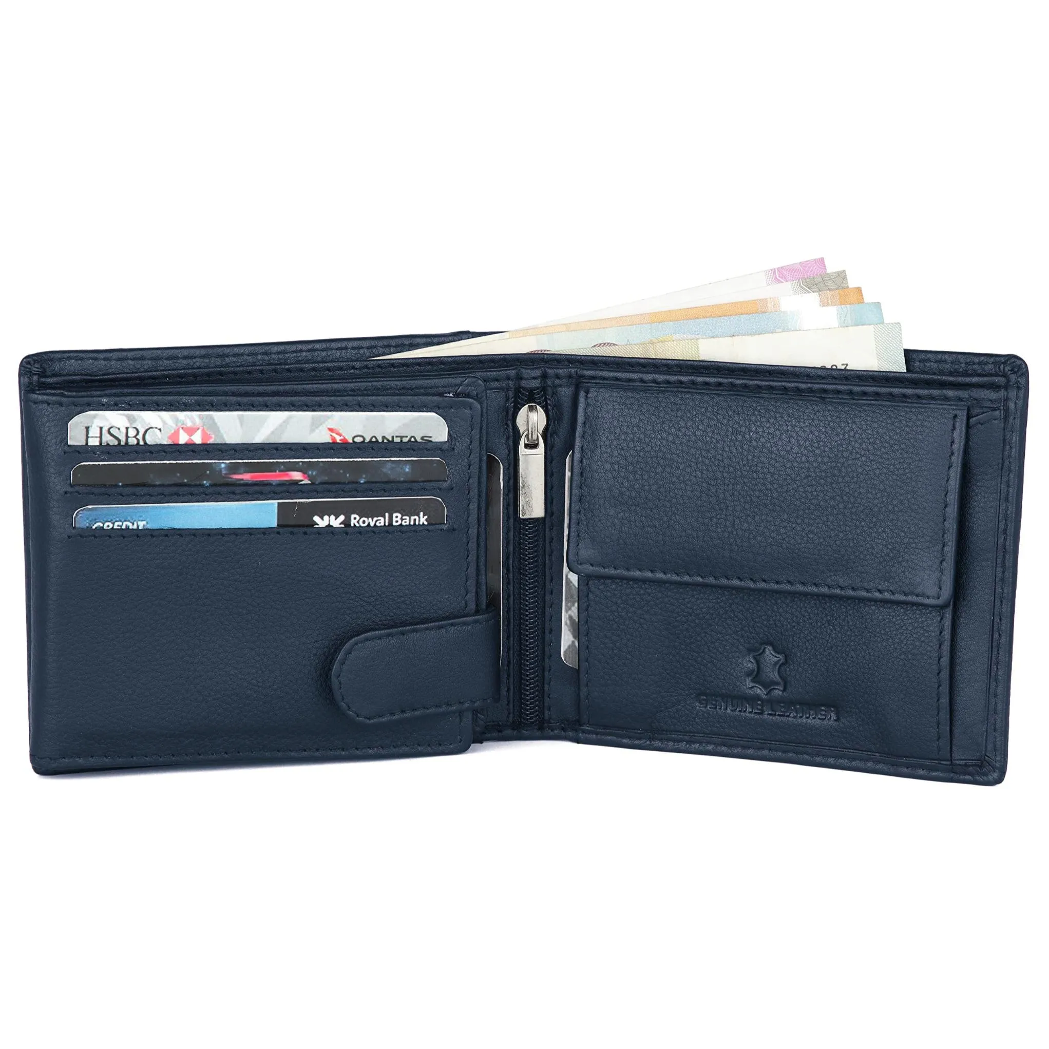 LOGAN RFID Protected Leather Wallet for Men