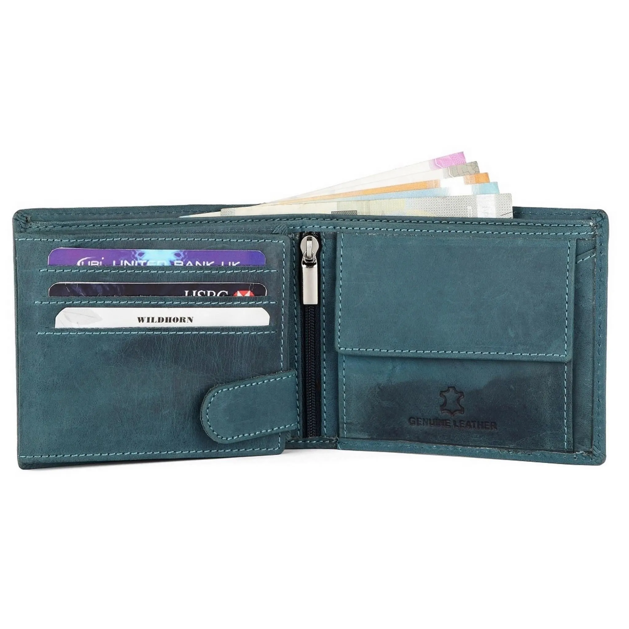 LOGAN RFID Protected Leather Wallet for Men