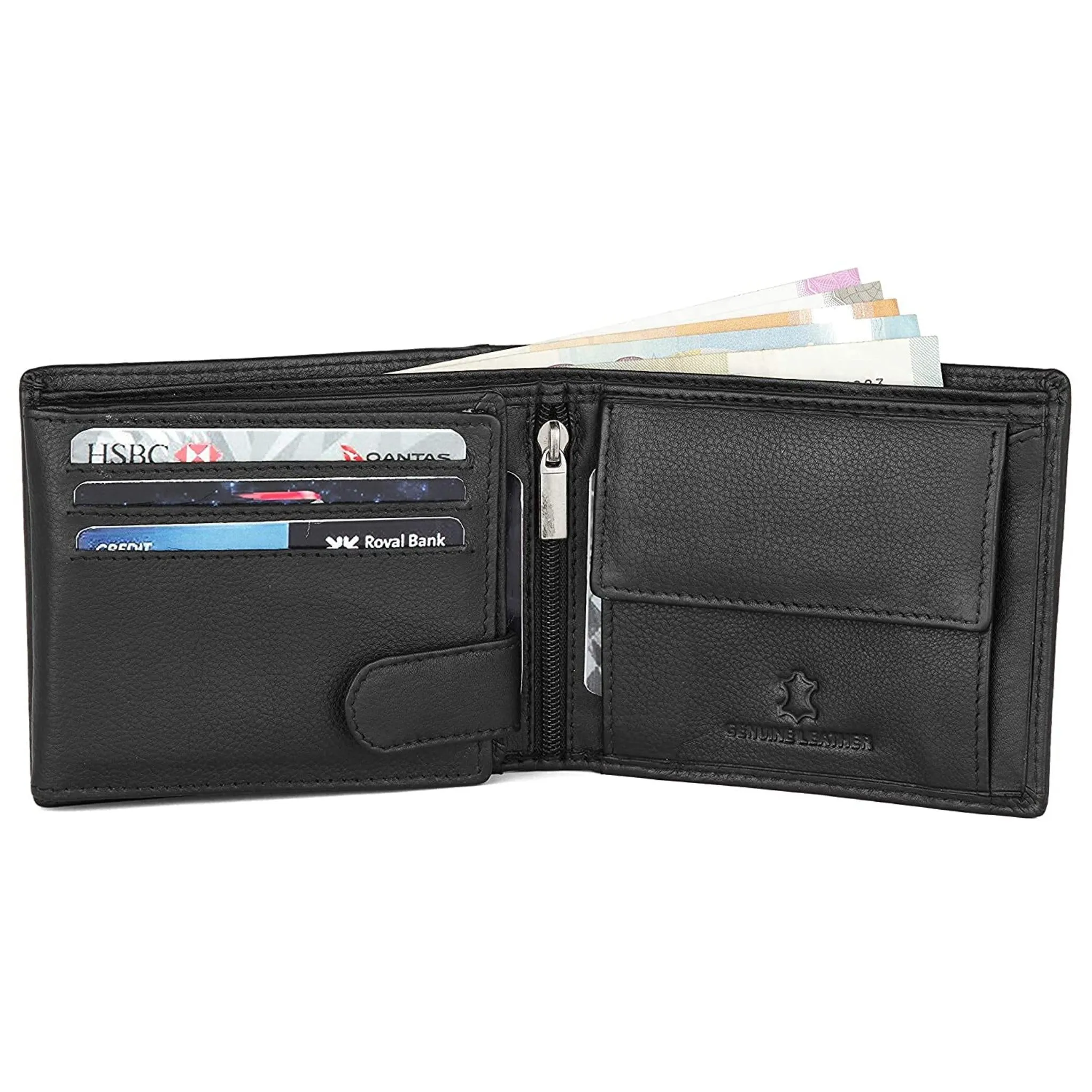 LOGAN RFID Protected Leather Wallet for Men