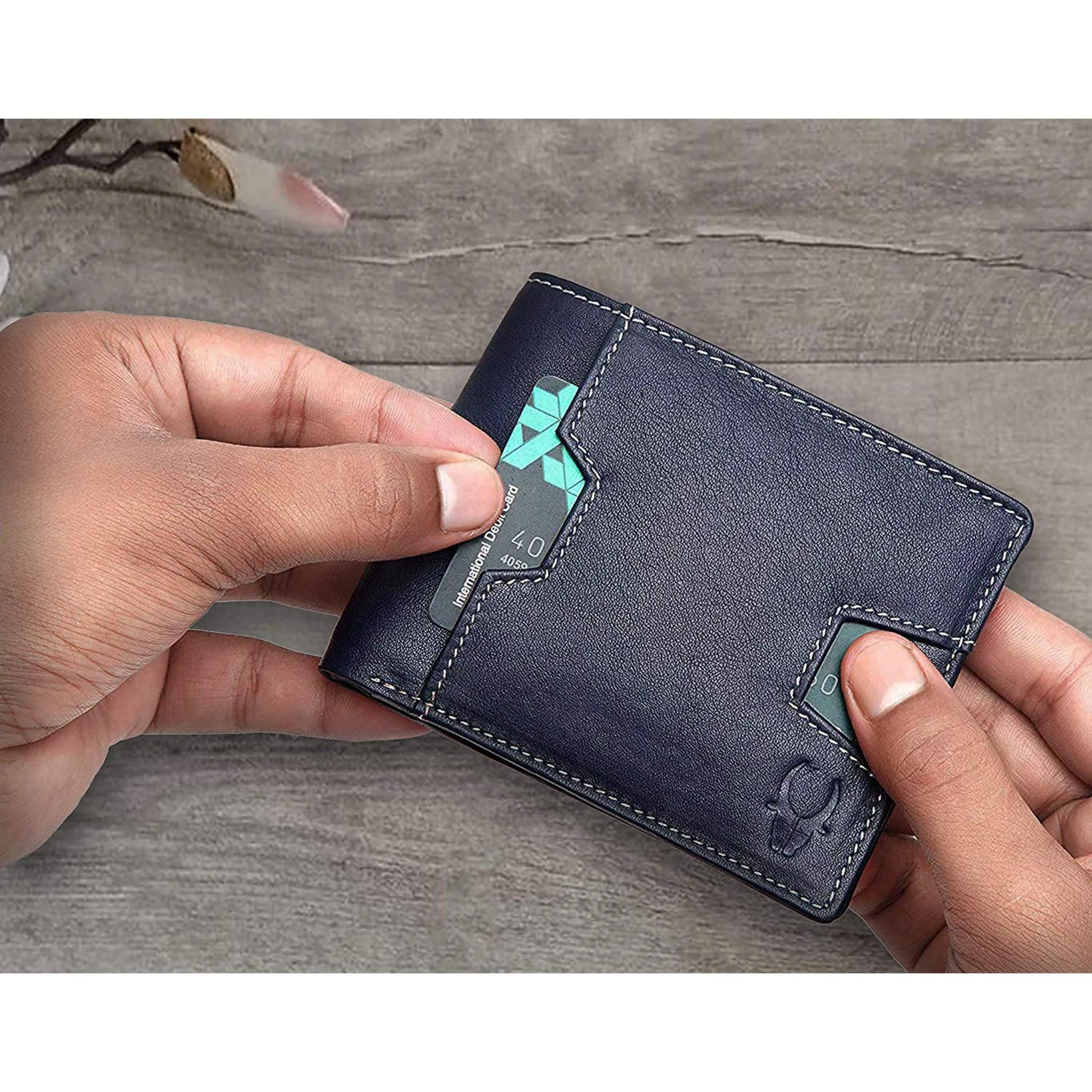 LOUIS RFID Protected Leather Wallet  for Men