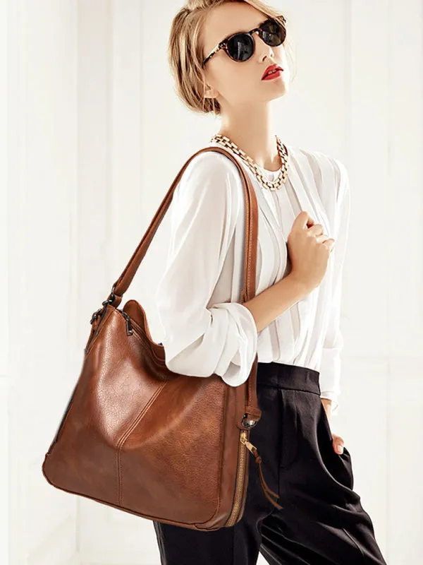 Luxe Shoulder Tote Bag