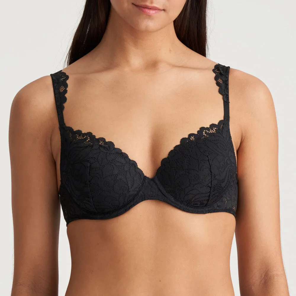 Marie Jo Elis Heartshape Plunge Bra | BLACK