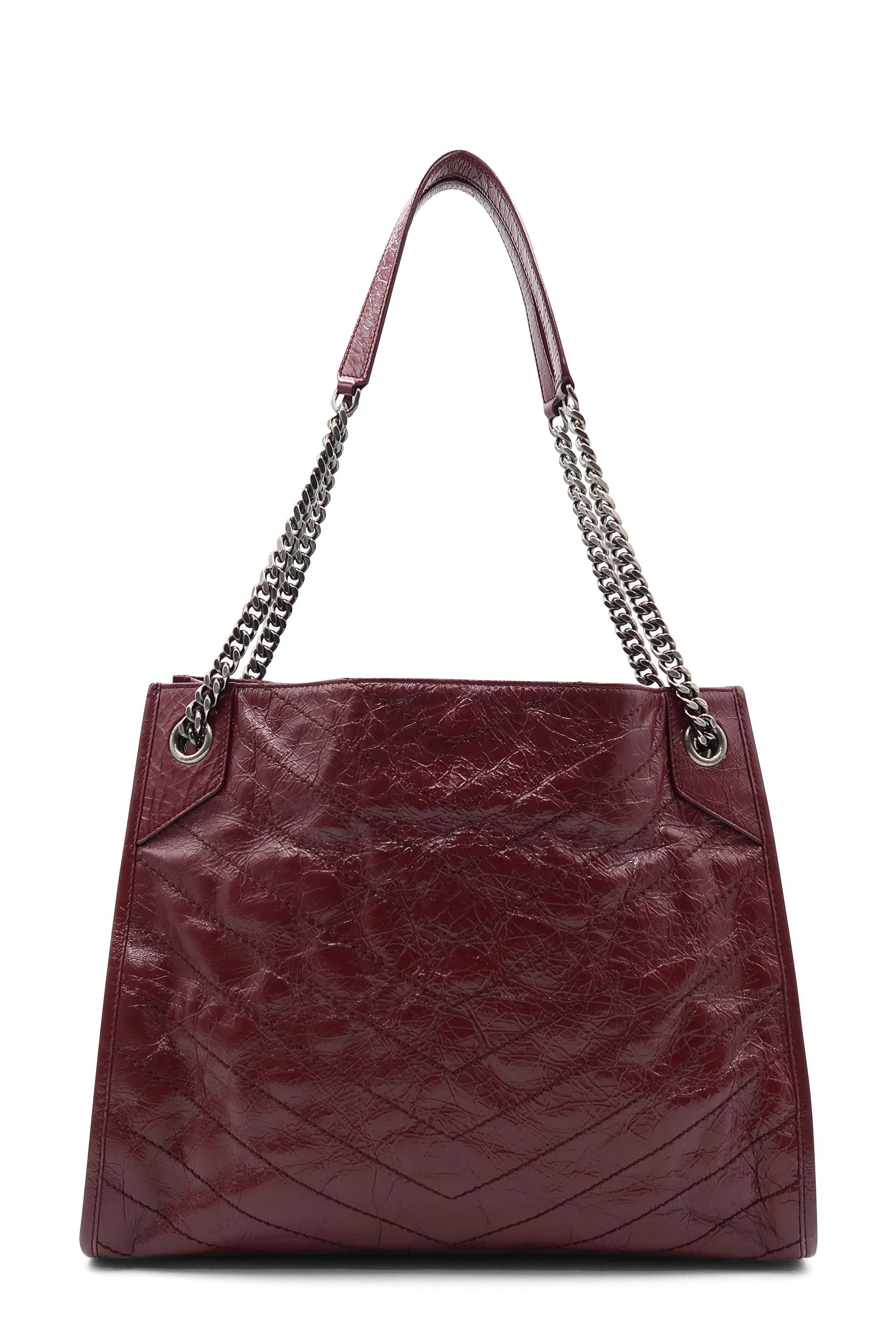 Medium Niki Shopping Tote Maroon