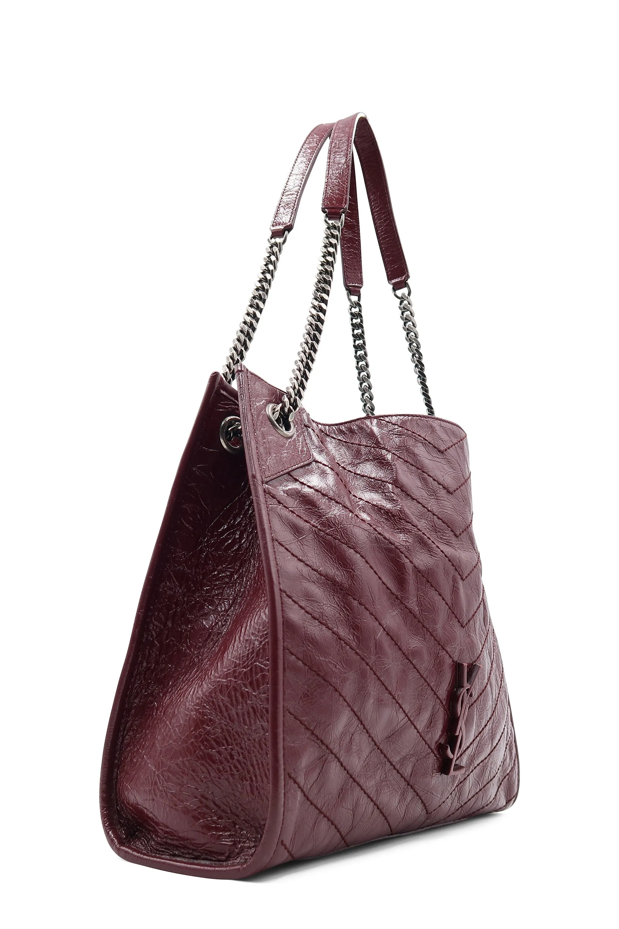 Medium Niki Shopping Tote Maroon