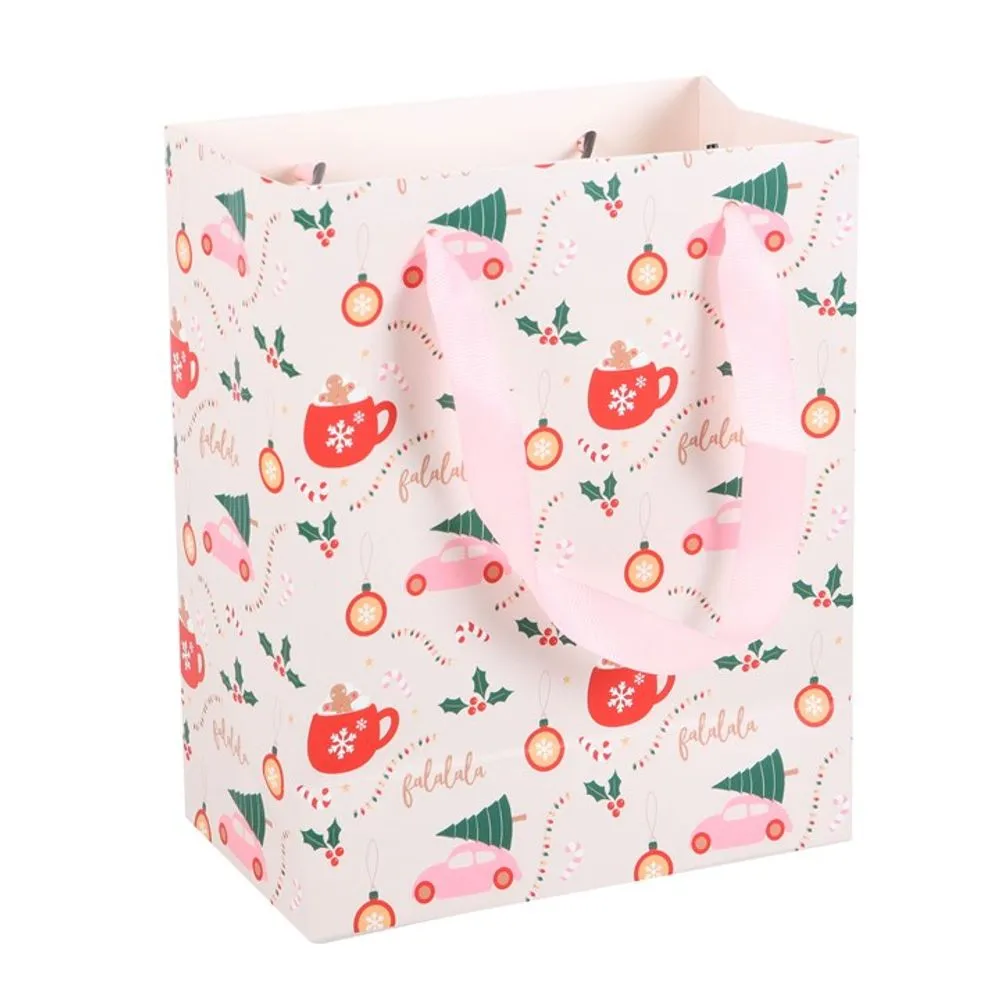 Medium Sugarplum Fun Christmas Print Gift Bag