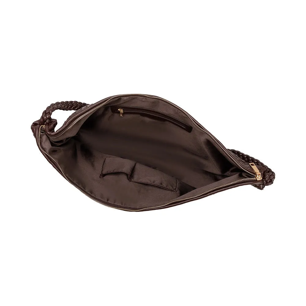 Melie Bianco - Raquel XL Shoulder Bag - Espresso