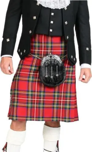 Men's 8 Yard Kilt - Lochcarron Braeriach 13oz Mediumweight Wool - Made To Order