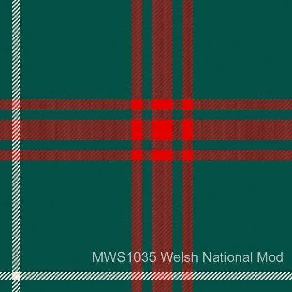 Men's 8 Yard Traditional Kilt - 13oz Mediumweight Wool - Welsh National - Made to Order