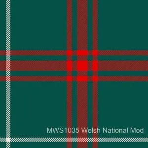 Men's 8 Yard Traditional Kilt - 13oz Mediumweight Wool - Welsh National - Made to Order