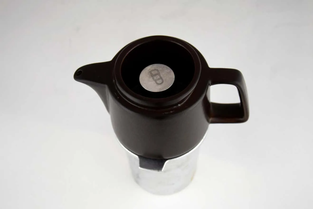 Mid-Century Modern Ceramic Espresso Set by Franco Pozzi