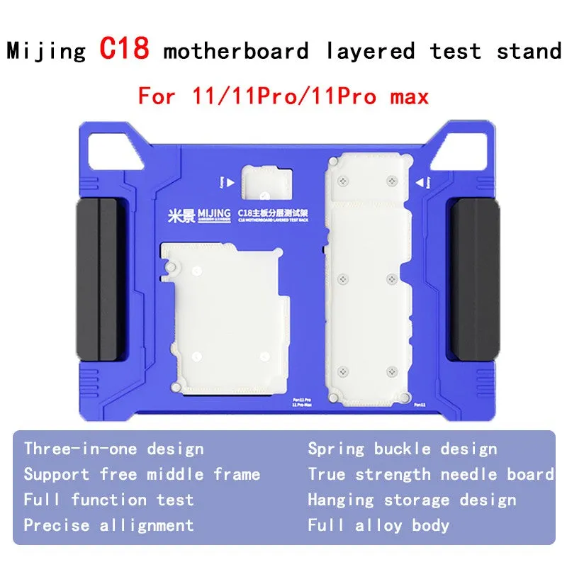 MiJing C15 C16 C18 for iPhone X/XS/XS Max/11 11PRO 11Pro Max Motherboard Middle Logic Board Platform Fixture