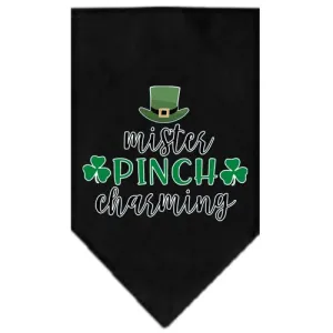 Mister Pinch Charming Screen Print Bandana Black Small