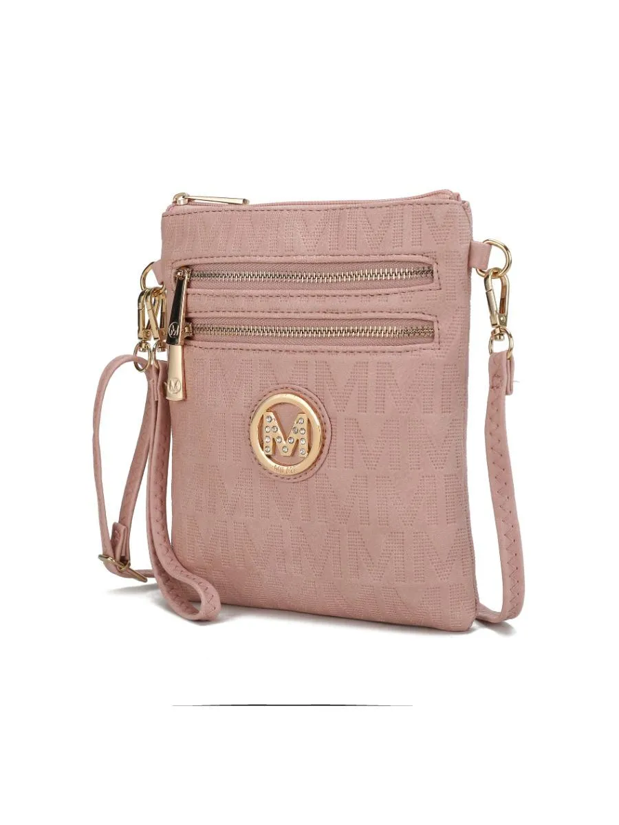 MKF Collection Andrea Milan M Signature Crossbody by Mia k