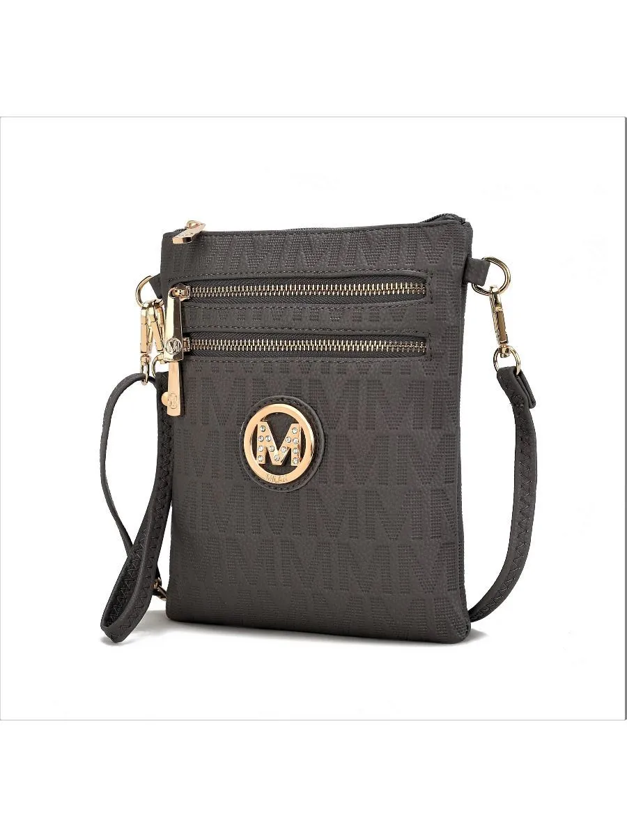 MKF Collection Andrea Milan M Signature Crossbody by Mia k