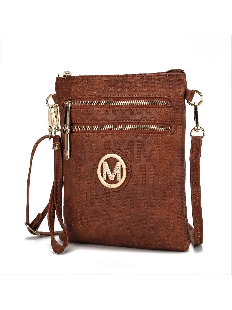 MKF Collection Andrea Milan M Signature Crossbody by Mia k