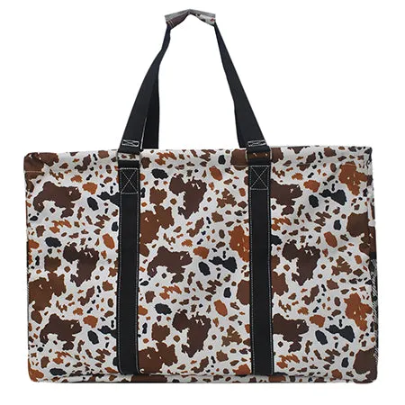 Mocha Cow NGIL Mega Shopping Utility Tote Bag