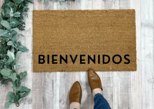 Modern Bienvenidos Doormat