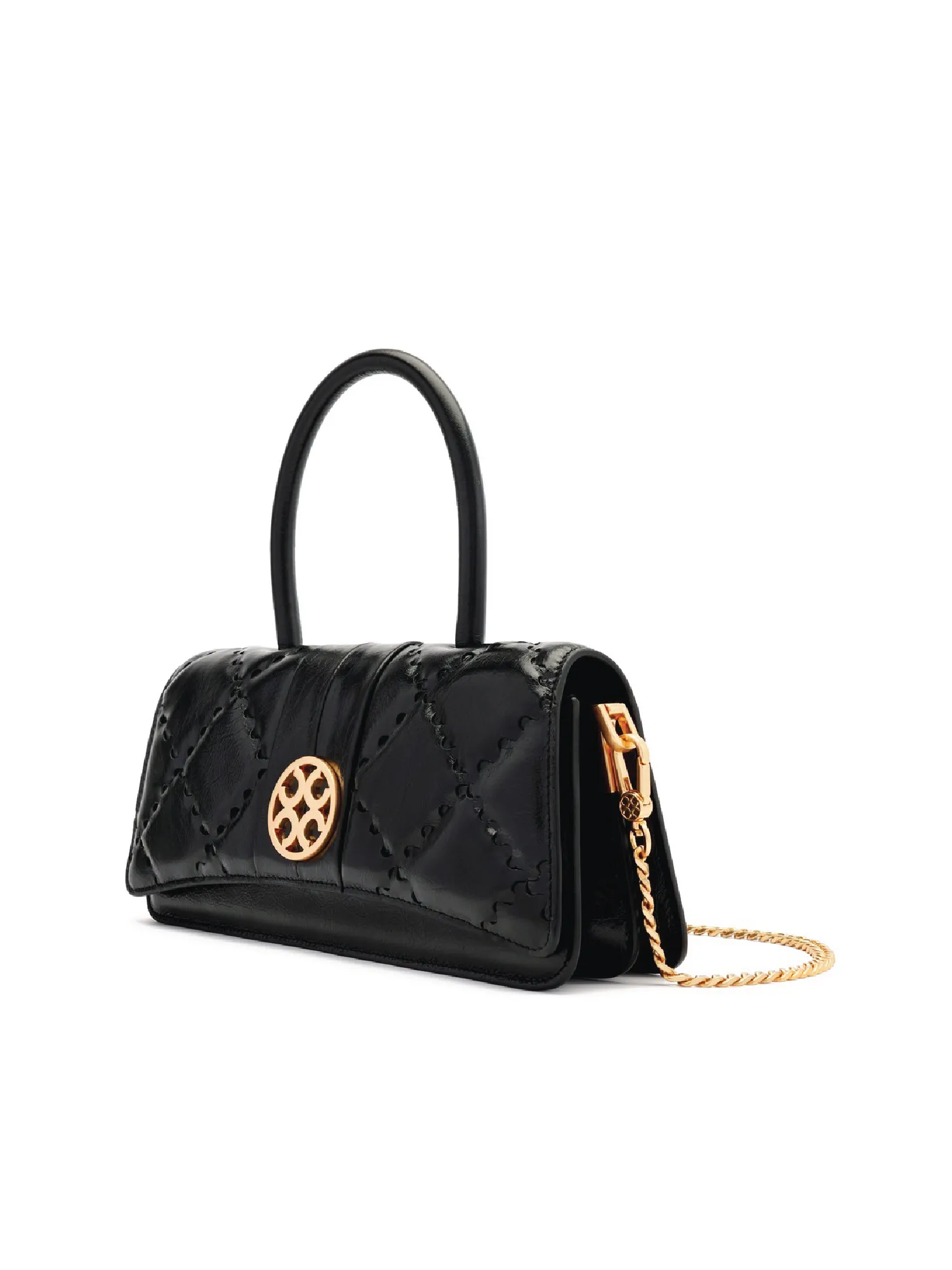 Mosaic Treasure Crossbody Bag - Black