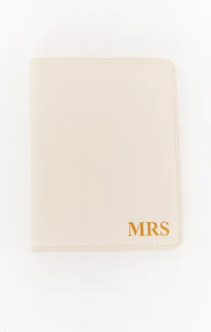 MRS Passport Holder ~ Beige