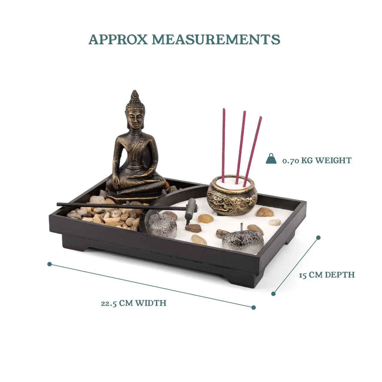 Myga - Mini Buddha Zen Garden Kit