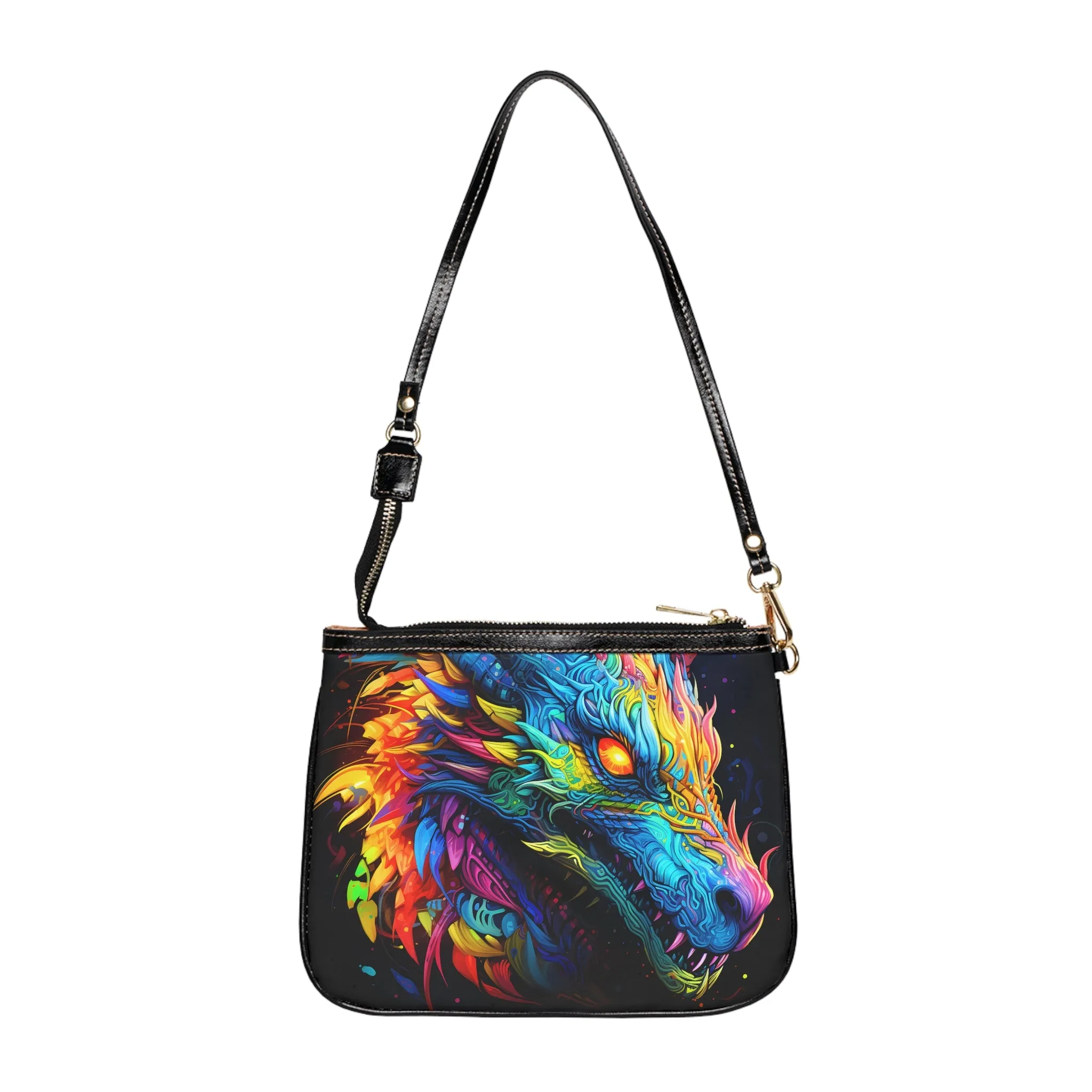 Neon Dragon Shoulder Bag