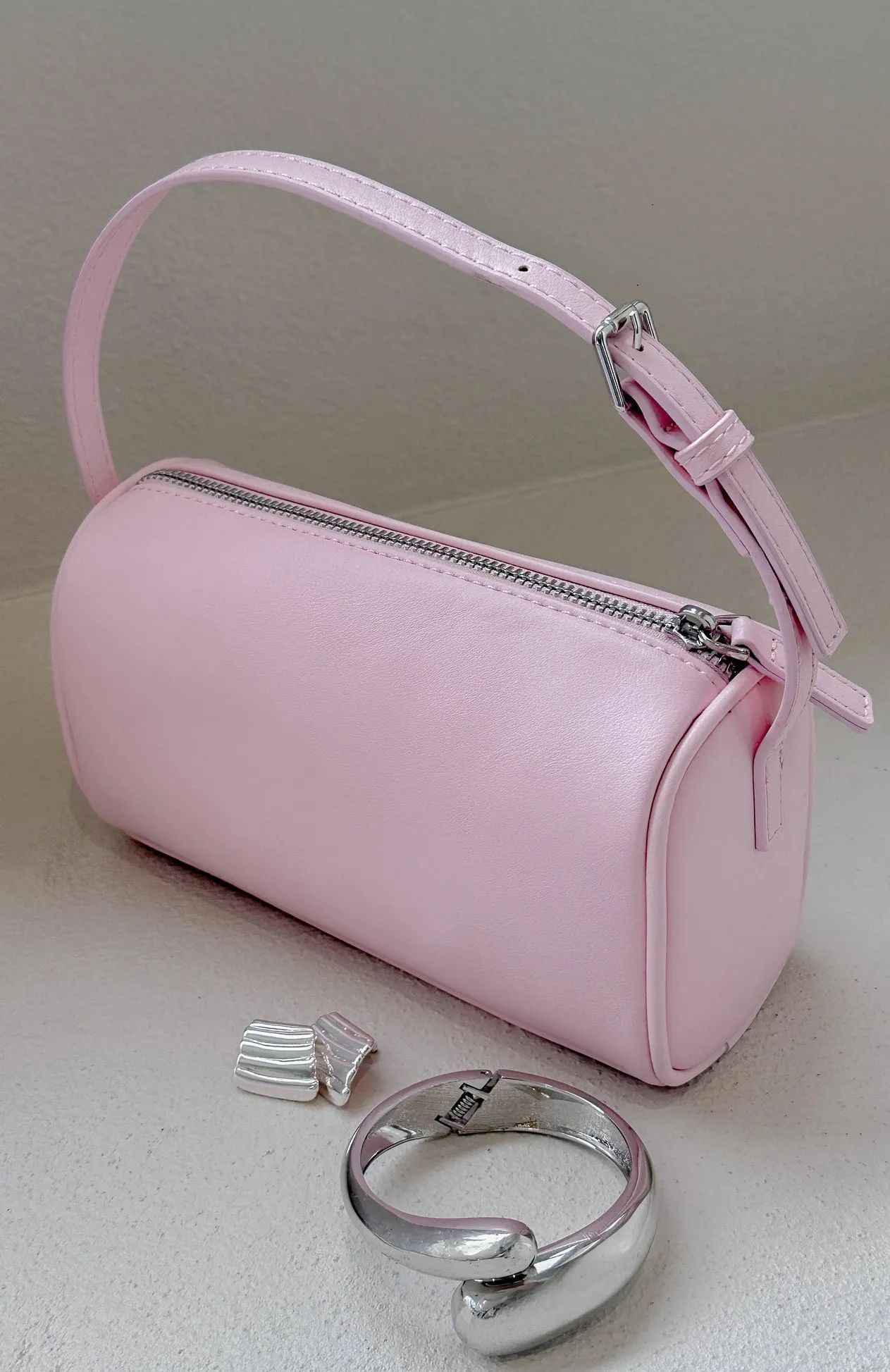 Never Miss Top Handle Bag Baby Pink