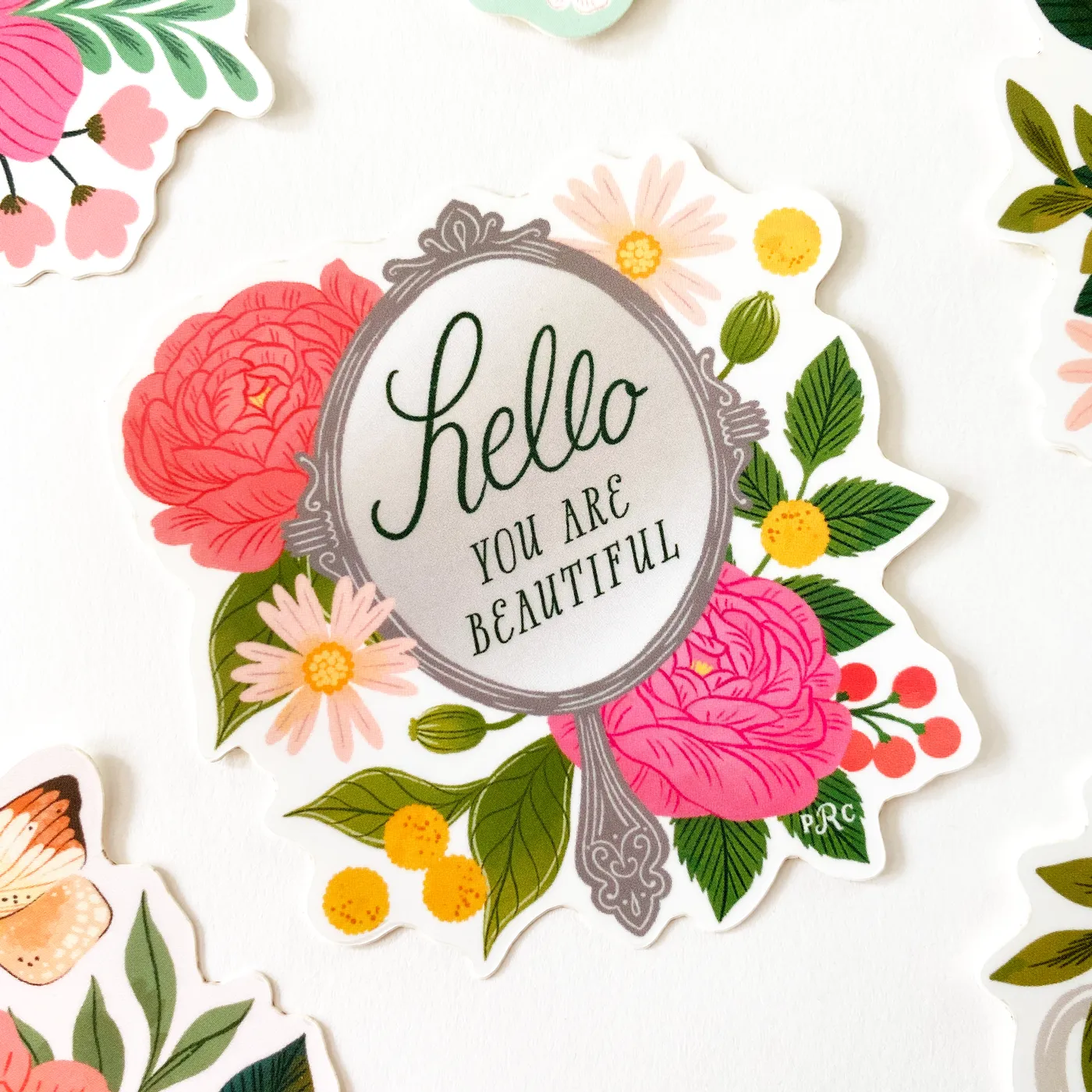 NEW! Hello Beautiful Sticker