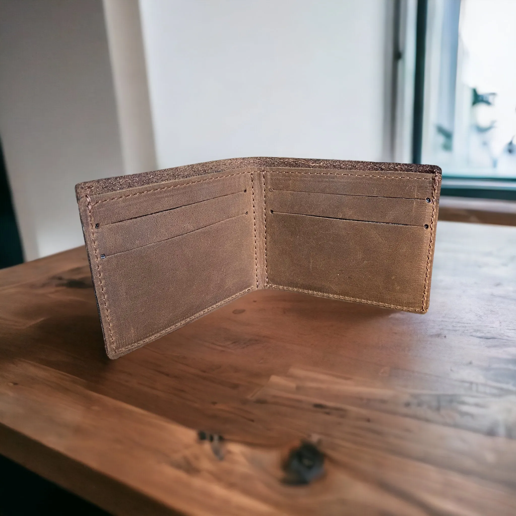 No Broke Dicks - Bi-fold Leather Wallet