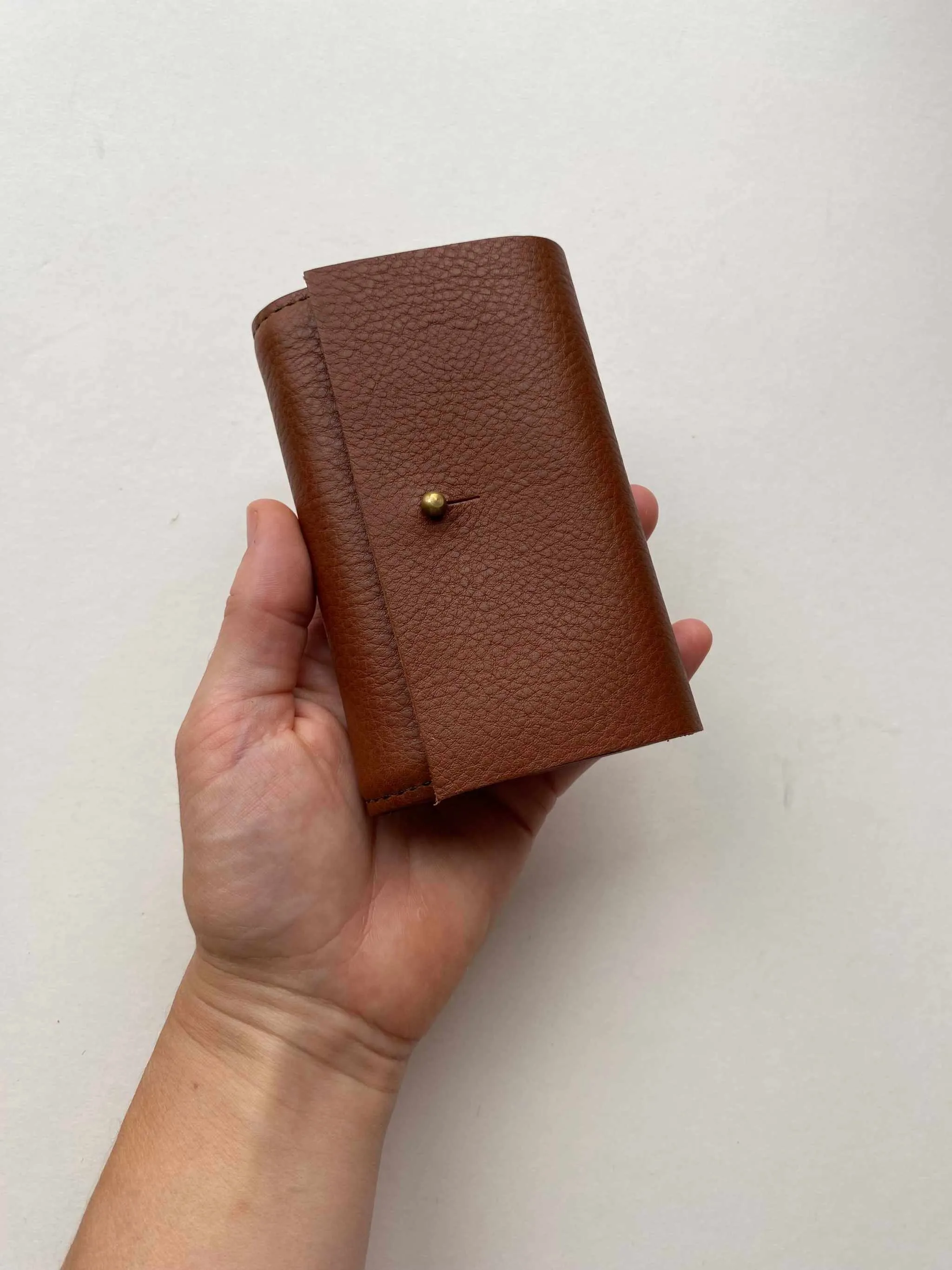 Nomad Mini Leather Wallet in Black, Tan or Nude