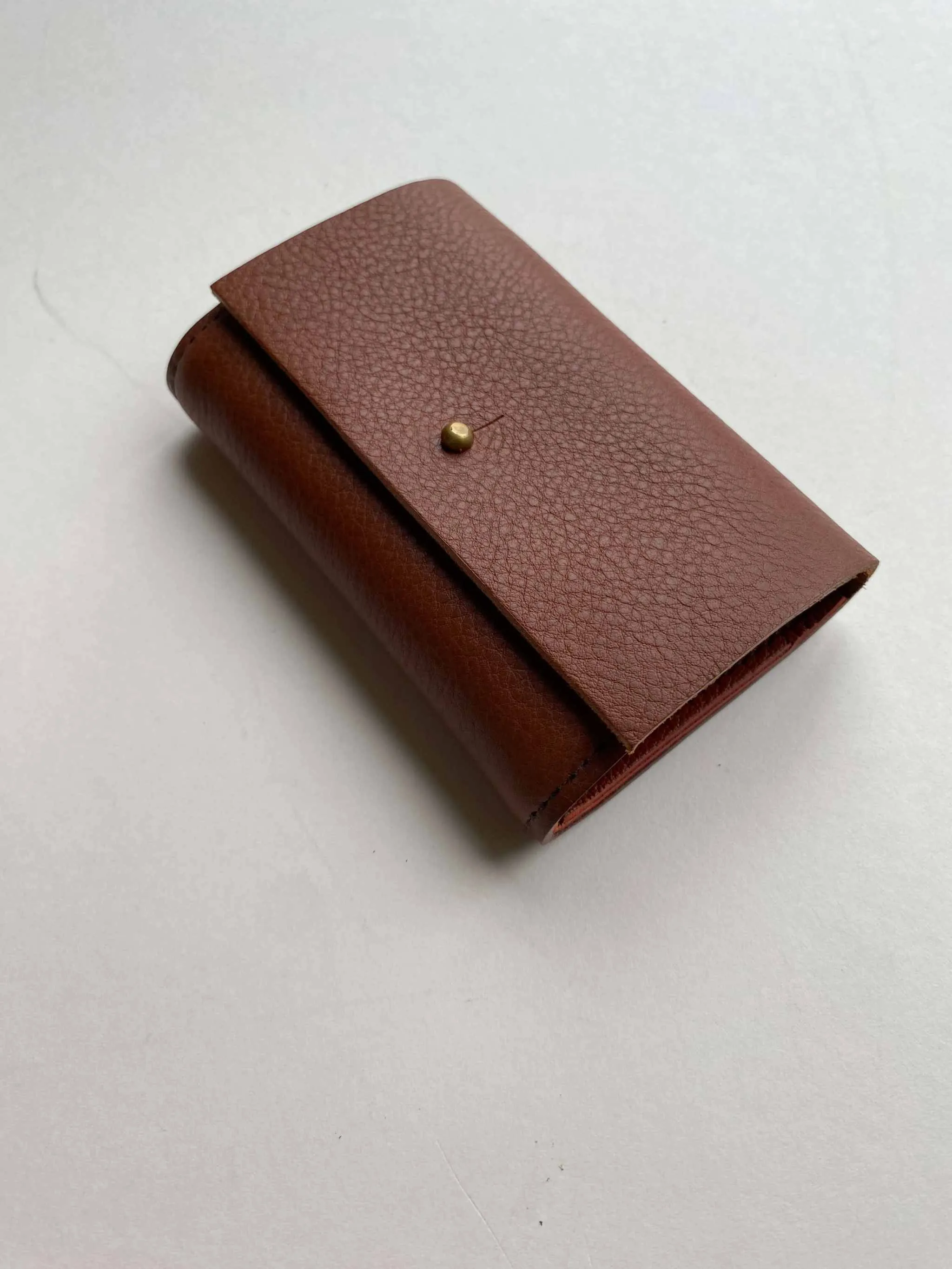 Nomad Mini Leather Wallet in Black, Tan or Nude