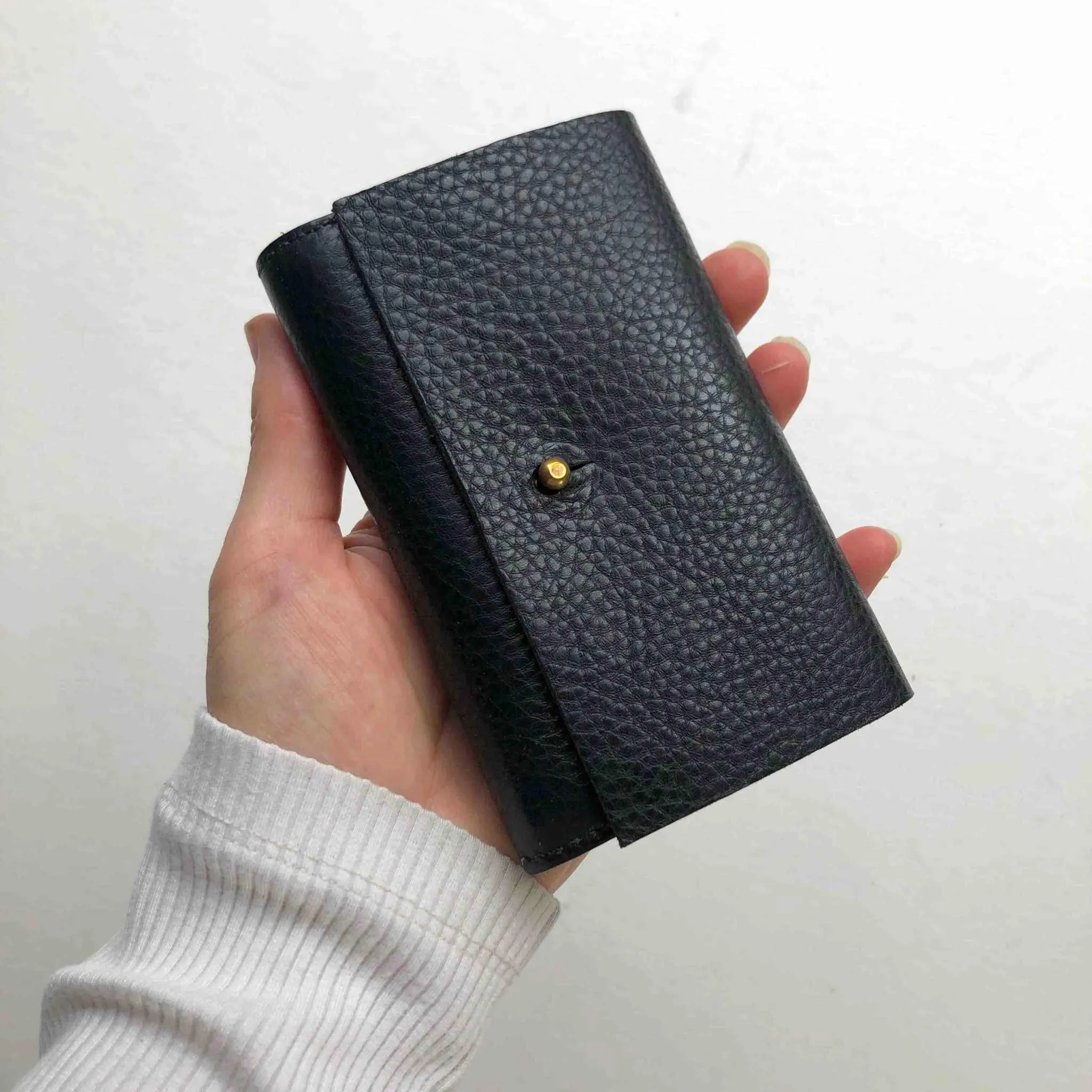 Nomad Mini Leather Wallet in Black, Tan or Nude