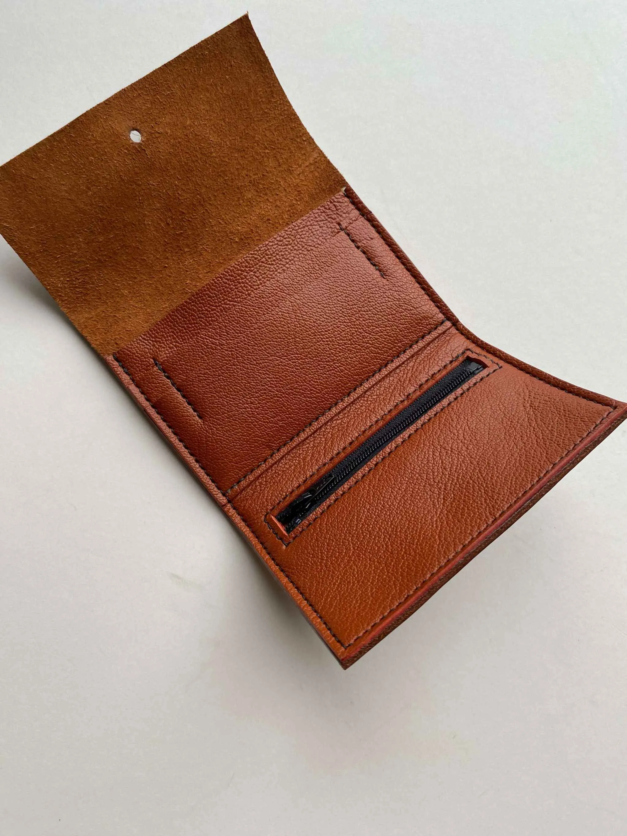 Nomad Mini Leather Wallet in Black, Tan or Nude