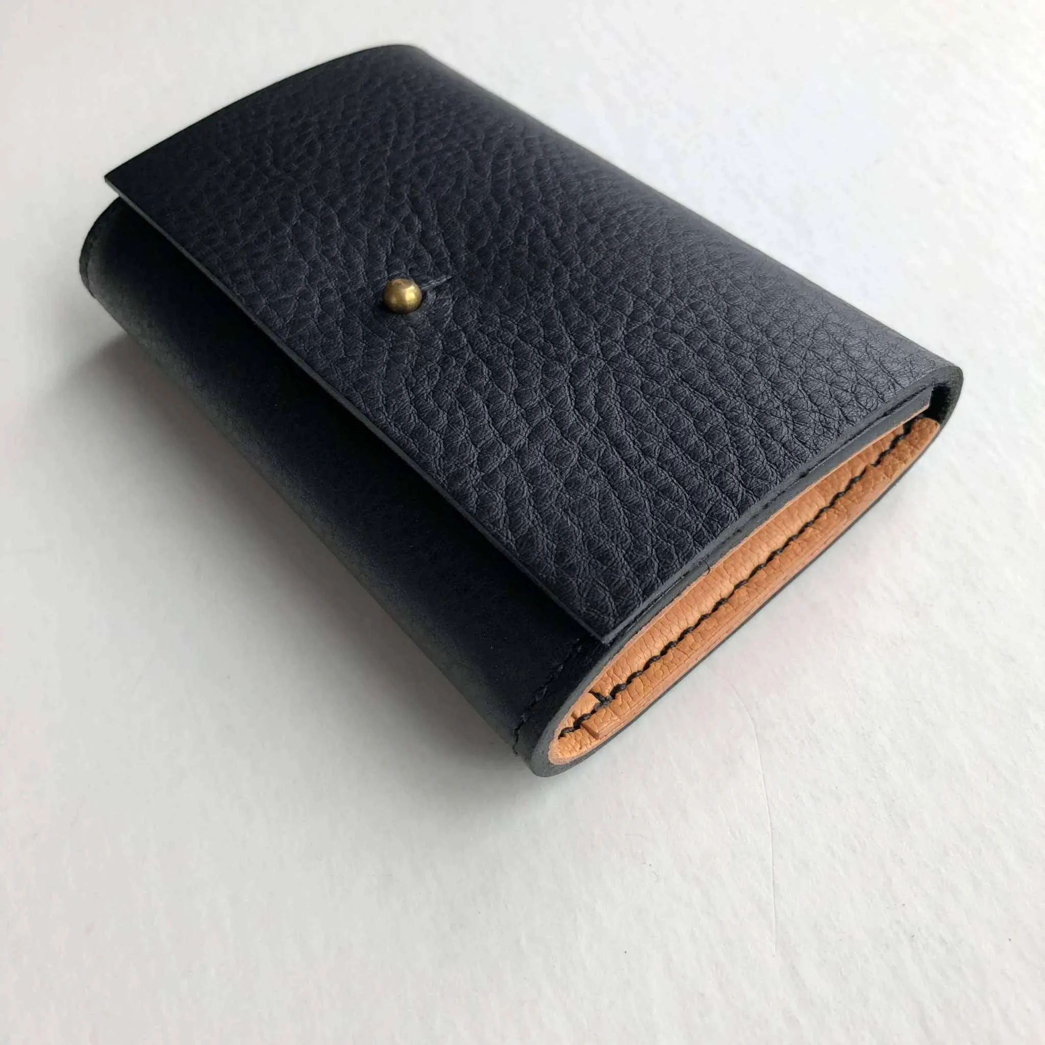 Nomad Mini Leather Wallet in Black, Tan or Nude