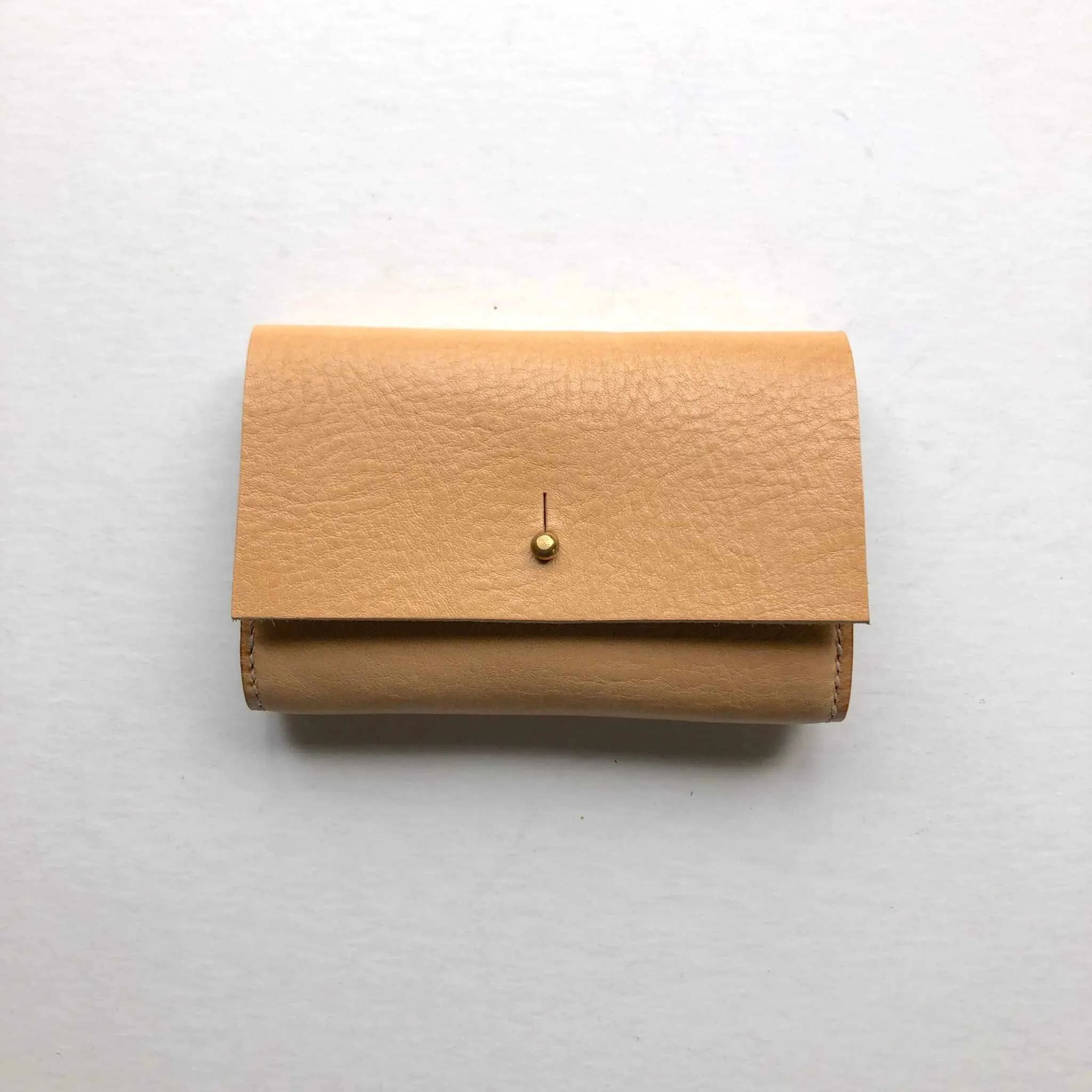 Nomad Mini Leather Wallet in Black, Tan or Nude