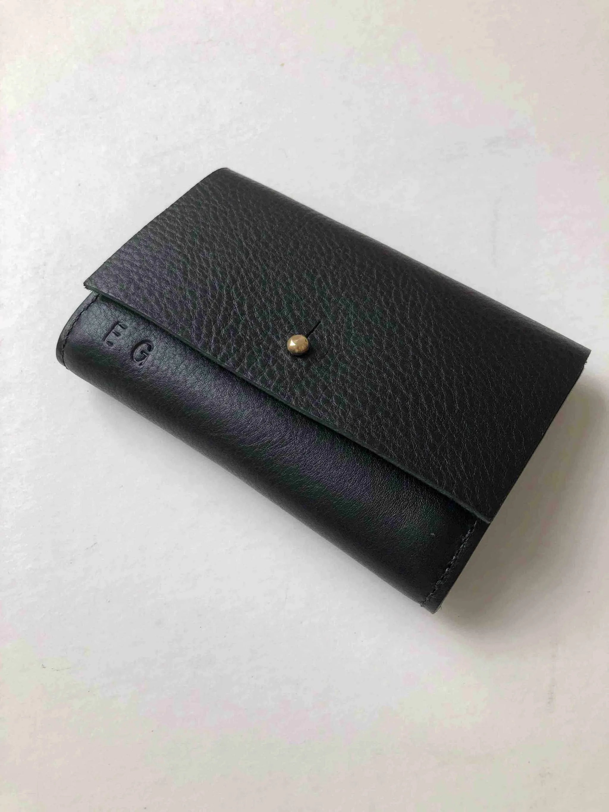 Nomad Mini Leather Wallet in Black, Tan or Nude