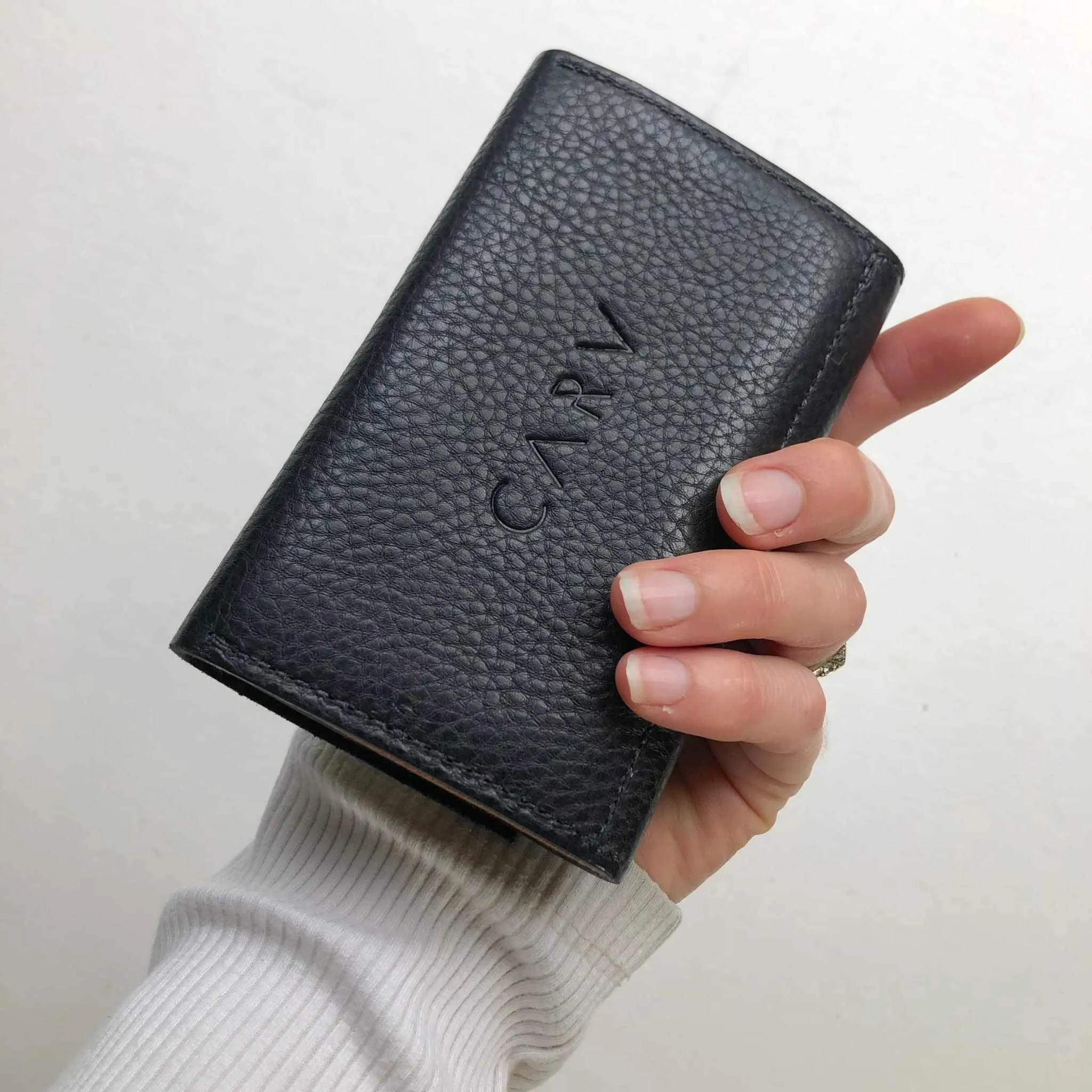 Nomad Mini Leather Wallet in Black, Tan or Nude