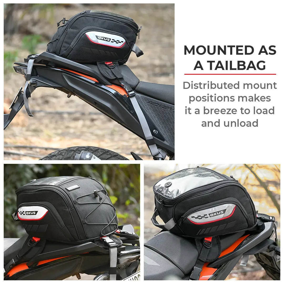 OXUS MAGNETIC MOTORCYCLE TANK BAG (MAGNET BASED)