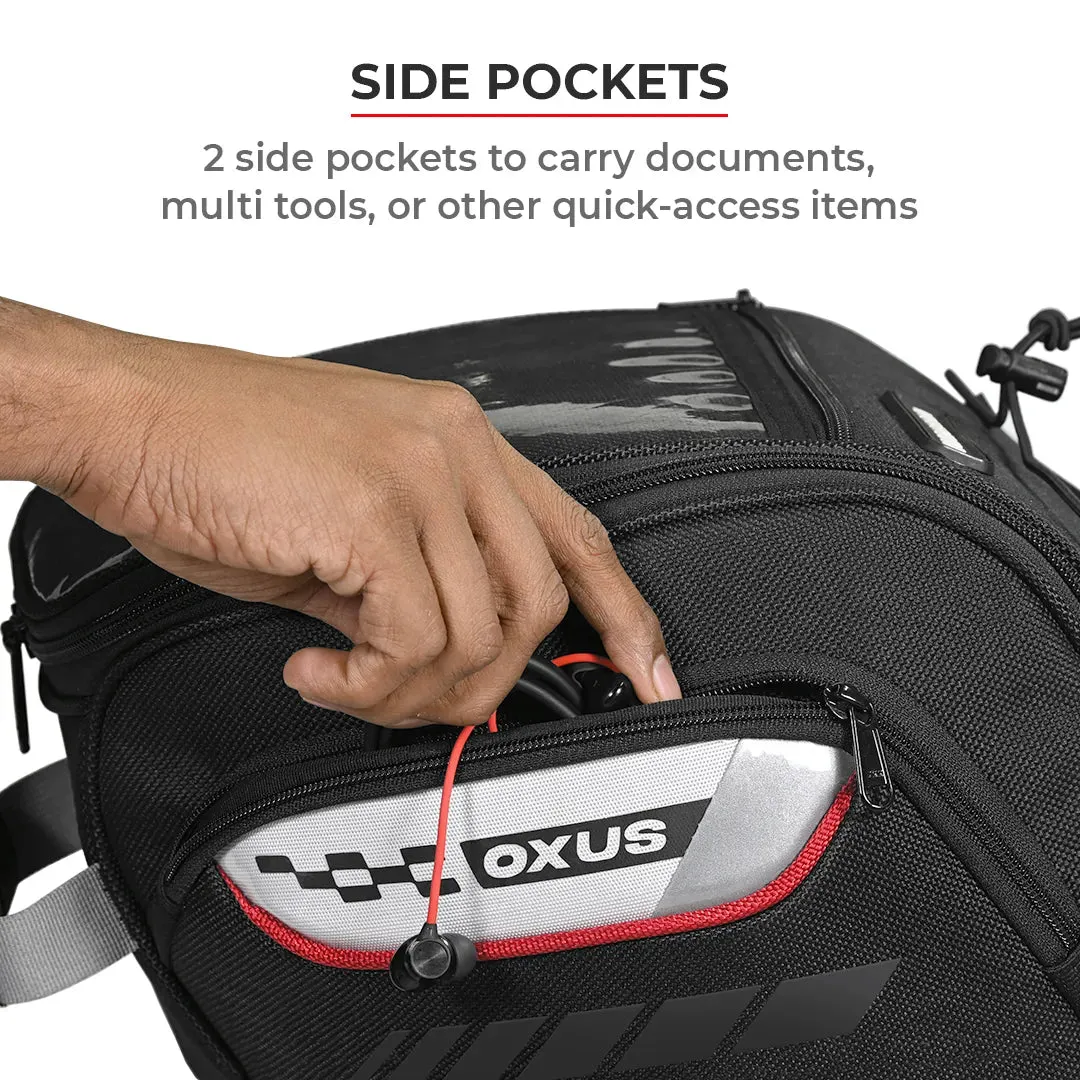 OXUS MAGNETIC MOTORCYCLE TANK BAG (MAGNET BASED)