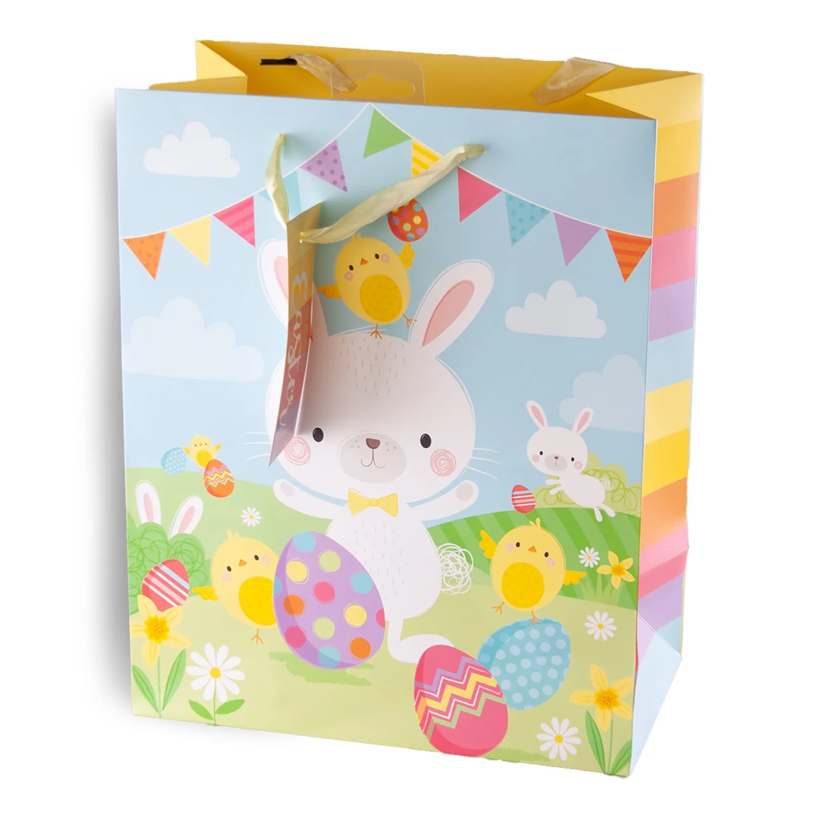 Partisan Colourful Easter Bunny Gift Bag M/L/XL